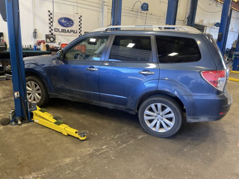 2011 Subaru Forester In the Shop For FB2.5l Engine Oil Leak Repair, this is the first year of the FB2.5l