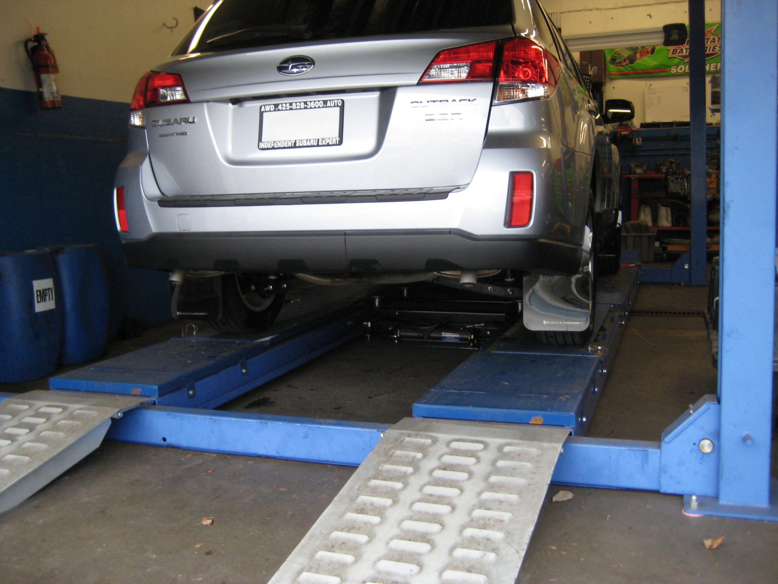Subaru Outback With Rally Armor Mudflaps