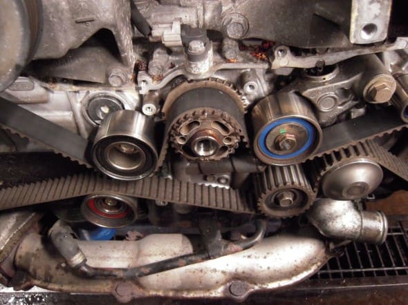 Subaru Crankshaft Timing Mark alignment