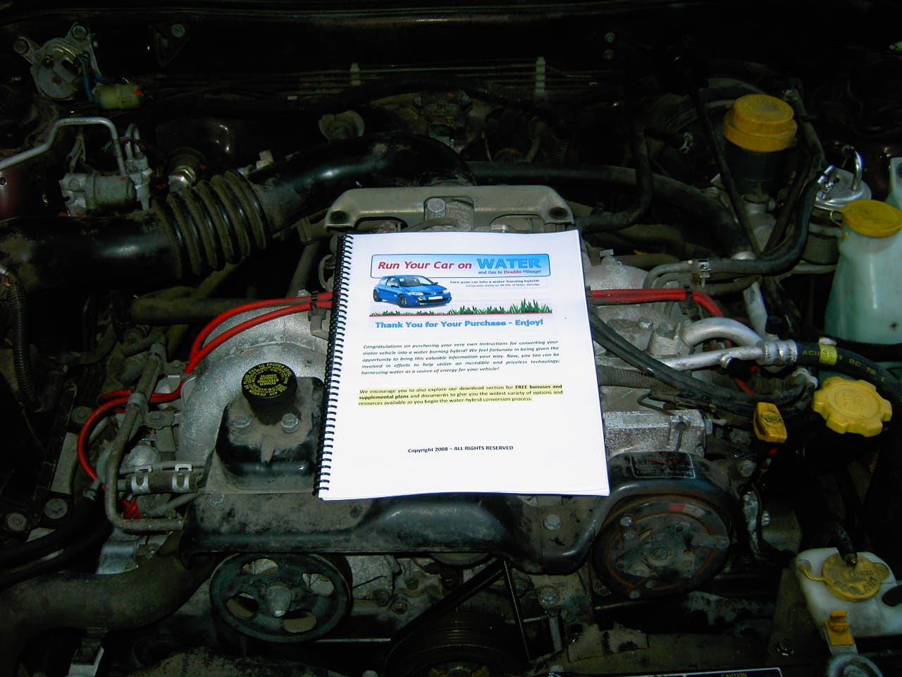 Subaru Legacy Test car